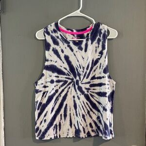 Juicy Couture Sport Navy‎ Tie-Dye Muscle Tee M
